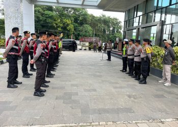 Pastikan Keamanan, Polres PurbaIingga Jaga Rapat Pleno Terbuka Penetapan Paslon Bupati/Wakil Bupati Terpilih