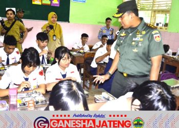 Kodim 0735/Surakarta Bantu Sukseskan Program Makan Bergizi Gratis di Kota Solo