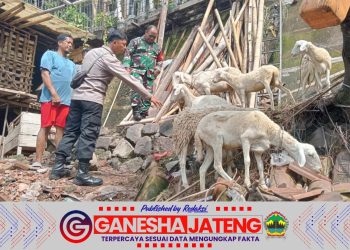 Babinsa dan Bhabinkamtibmas Bersinergi Cegah Penyebaran PMK di Surakarta