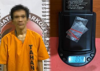 Gasak Narkoba di Kelurahan Ujung Gunung, Polres Tulang Bawang Tangkap Pria 34 Tahun