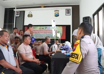Gelar Rikes Berkala; Polresta Banyuwangi Pastikan Kesehatan Personel Prima*