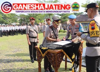 Polres Demak Gelar Sertijab Wakapolres dan Kasat Reskrim