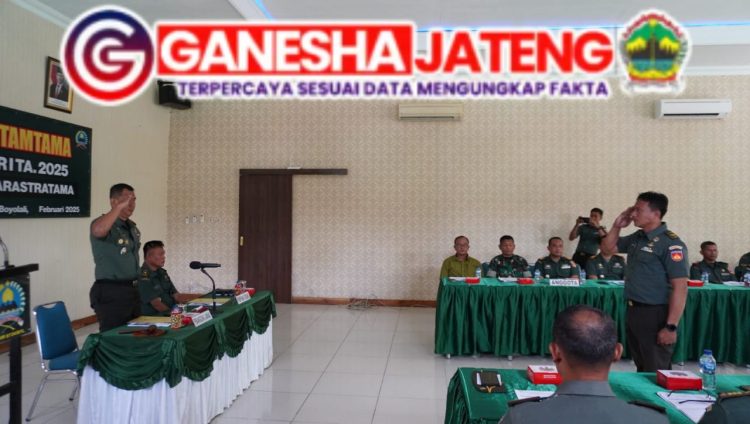 Dandim Boyolali Pimpin Langsung Sidang Jabatan Dandim Boyolali Pimpin Langsung Sidang Jabatan