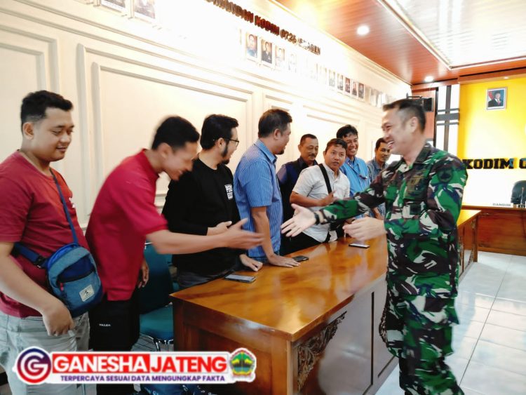 Bangun Komunikasi, Dandim Sragen silaturahmi dengan wartawan Bangun Komunikasi, Dandim Sragen silaturahmi dengan wartawan