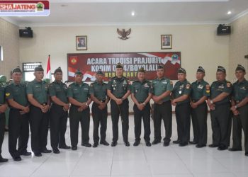 Dandim Apresiasi Prajurit Yang Melaksanakan Purna Tugas