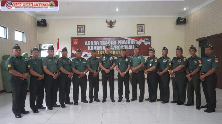 Dandim Apresiasi Prajurit Yang Melaksanakan Purna Tugas