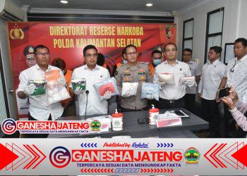 Polda Kalsel Bongkar Jaringan Narkoba Terafiliasi Fredy Pratama