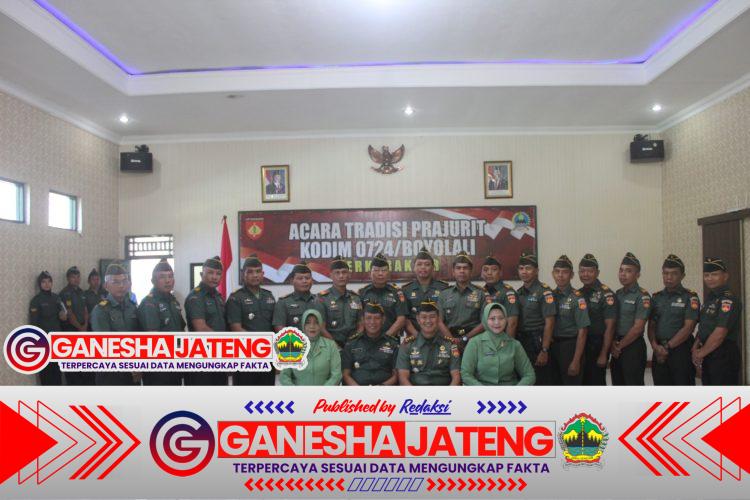 Dandim Boyolali Pimpin Pelepasan Kepala Staf Kodim 0724/Boyolali