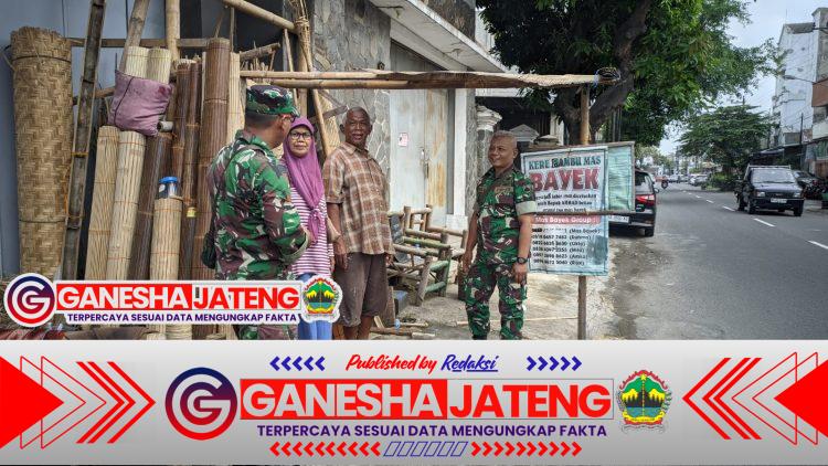 Babinsa Kratonan Motivasi Pelaku UMKM Kerebambu di Surakarta Lewat Sentuhan Kemanusiaan Babinsa Kratonan Motivasi Pelaku UMKM Kerebambu di Surakarta Lewat Sentuhan Kemanusiaan
