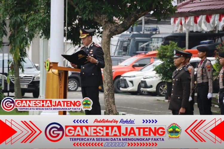 Polres Kendal Gelar Upacara Peringatan Hari Lahir Pancasila 2025, Teguhkan Komitmen Kebangsaan