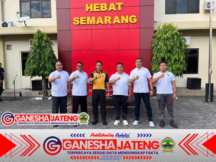 Semarak HUT Bhayangkara ke-79, Polrestabes Semarang Gelar Olahraga Bersama Forkopimda Semarak HUT Bhayangkara ke-79, Polrestabes Semarang Gelar Olahraga Bersama Forkopimda
