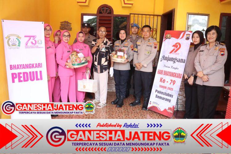 Anjangsana Hari Bhayangkara ke-79: Polrestabes Semarang Jalin Silaturahmi dengan Purnawirawan dan Keluarga Besar Polri