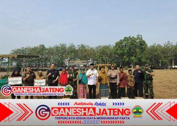 Kodim Sragen Gelar Karya bakti di Ds.Gringging Sambungmacan