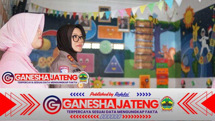 Kunjungan Hangat Kapolres Sragen ke TK Kemala Bhayangkari 70 Masaran