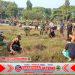 Koramil Gemolong dan Warga Gotong Royong Bersihkan Lapangan Sambut HUT RI ke-80