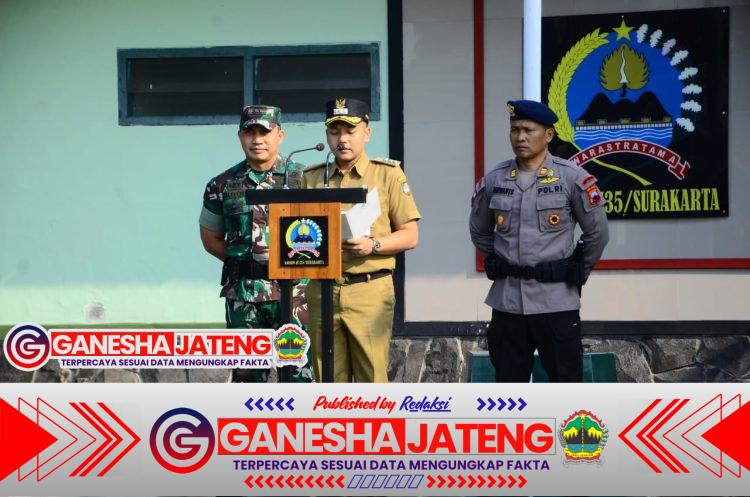 Siap Untuk Selamat, Kodim 0735 Surakarta Gelar Apel Kesiapsiagaan Bencana Alam Tahun 2025