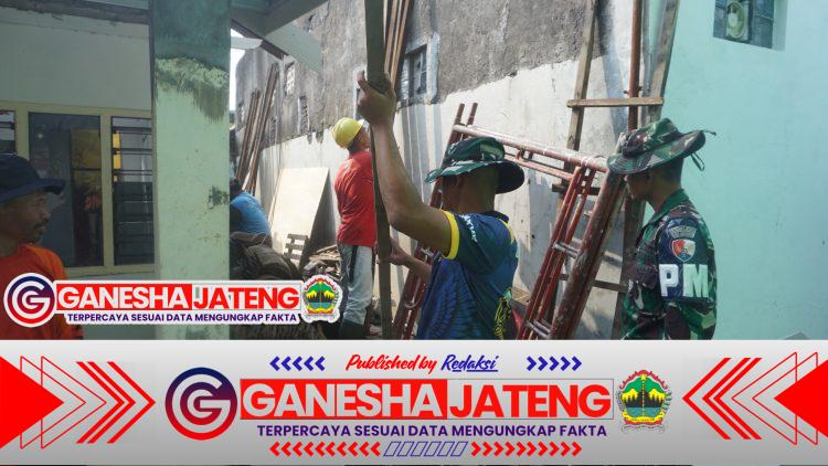 Hari Ini Progres Sasaran Fisik Rehab RTLH TMMD Ke-125 Kodim 0735/Surakarta Capai 75 Persen