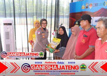 Ganesha Jateng Kapolres Bersama Bupati dan Forkopimda Sragen Ikuti Launching Gerakan Pangan Murah (GPM) Serentak Oleh Kapolri