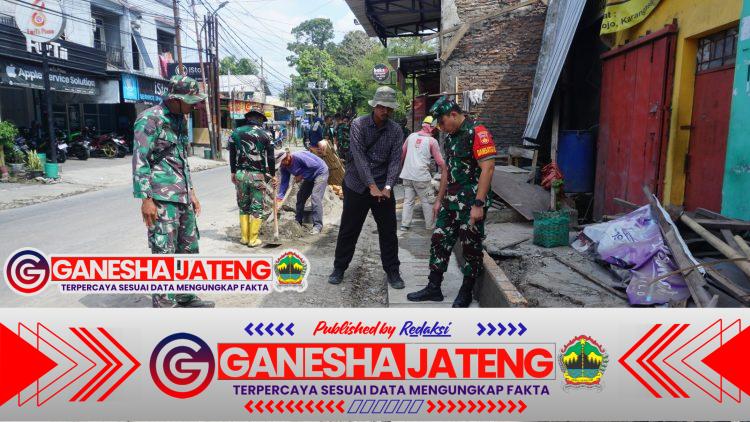 Pastikan Sesuai Rencana, Dansatgas TMMD Reguler Ke -125 Kodim 0735/Surakarta Rutin Cek Ke Lokasi