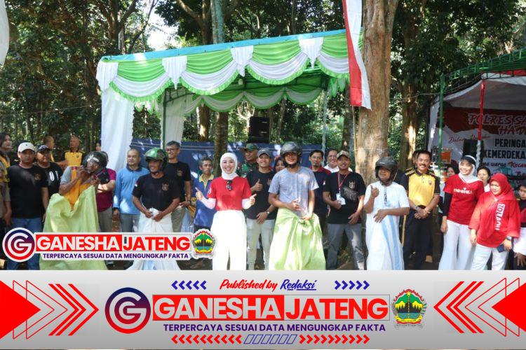 Polres Salatiga Hadir Dalam Rangka Peringatan HUT RI Ke 80 Bersama Warga Kecandran