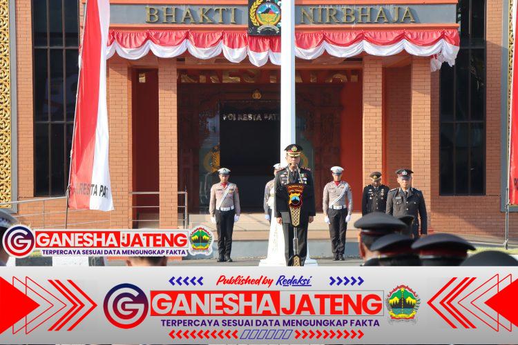 Polresta Pati Gelar Upacara Bendera HUT ke-80 RI Berlangsung Khidmat Polresta Pati Gelar Upacara Bendera HUT ke-80 RI Berlangsung Khidmat
