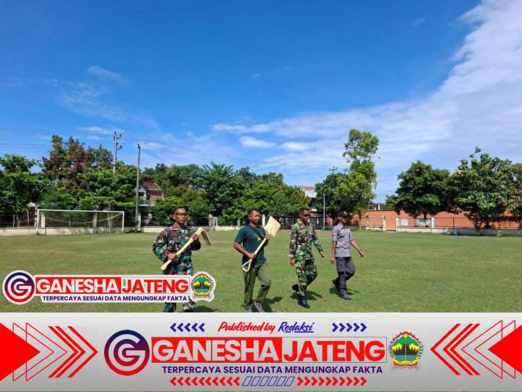 Kodim 0735/Surakarta Gelar Gladi Upacara Penutupan TMMD Reguler Ke-125 di Lapangan Karangasemap