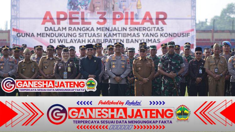 Kompak Jaga Kamtibmas: TNI, Polri Dan Pemkab Banyumas Gelar Apel 3 Pilar Kompak Jaga Kamtibmas: TNI, Polri Dan Pemkab Banyumas Gelar Apel 3 Pilar