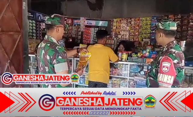 Babinsa Aktif Pantau Harga Sembako di Pasar Tradisional dan Kios di Wilayah Babinsa Aktif Pantau Harga Sembako di Pasar Tradisional dan Kios di Wilayah