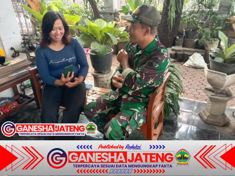 Jalin silahturahmi dengan baik, Babinsa serengan Komsos dengan warga Binaan