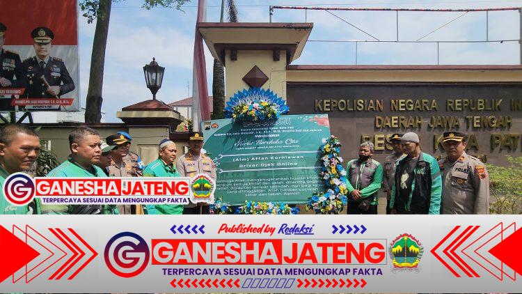 Kapolresta Pati Gelar Kegiatan Simpatik Bersama Driver Ojol Kapolresta Pati Gelar Kegiatan Simpatik Bersama Driver Ojol