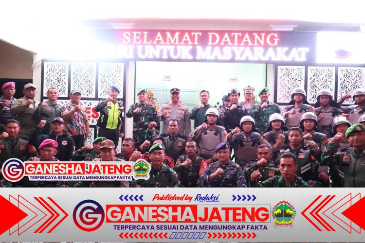 Patroli Skala Besar, Forkopimda Cilacap Bersatu Jaga Kamtibmas