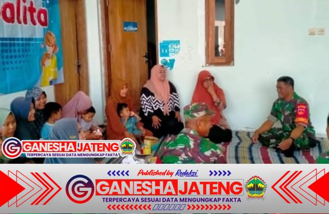 Babinsa Aktif Update Data Stunting dengan Mendatangi Posyandu di Wilayah Binaan Babinsa Aktif Update Data Stunting dengan Mendatangi Posyandu di Wilayah Binaan