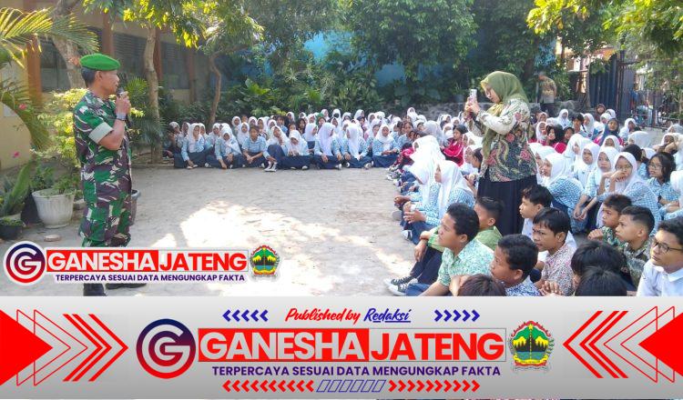 Bati Batuud Koramil 03/Serengan Gencar Himbau Siswa Tidak Mudah Terprovokasi