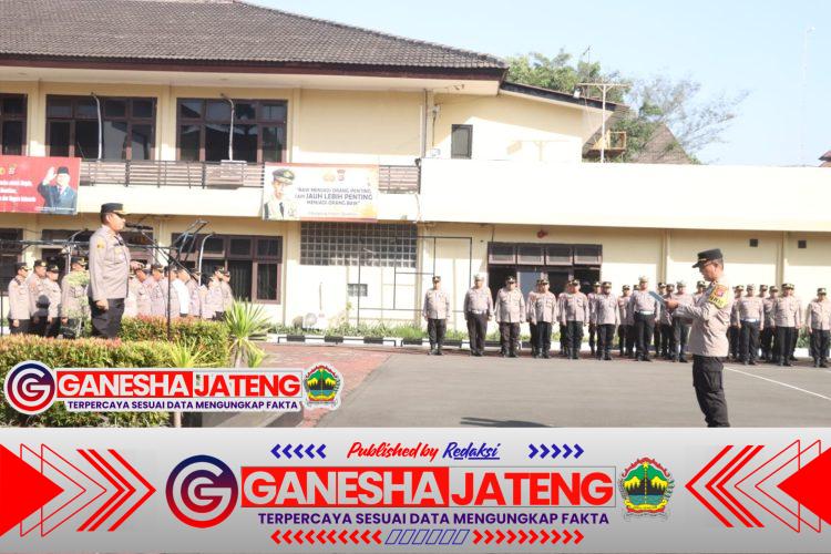 Kapolres Cilegon Pimpin Apel Siaga 1 Antisipasi Aksi Unjuk Rasa