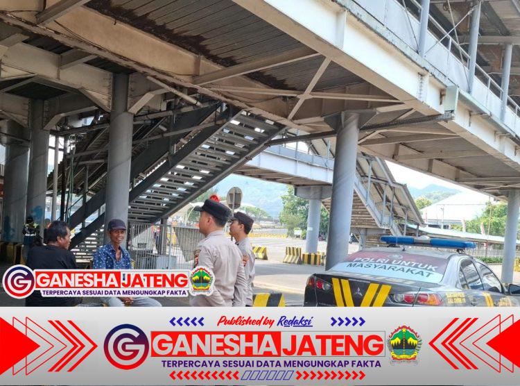 Personel Samapta Kskp Merak Polres Cilegon Polda Banten Laksanakan Patroli Dialogis