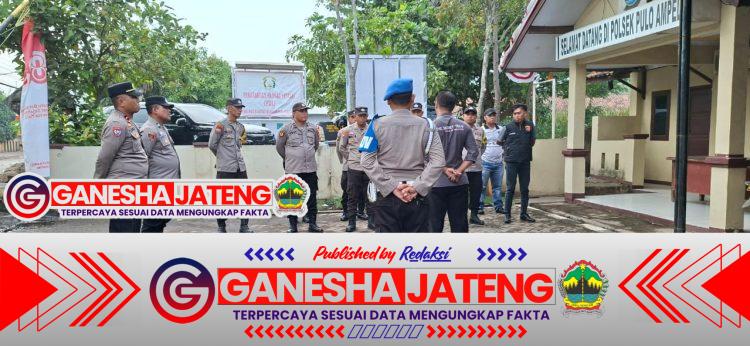 Polsek Puloampel Laksanakan Pengamanan Markas