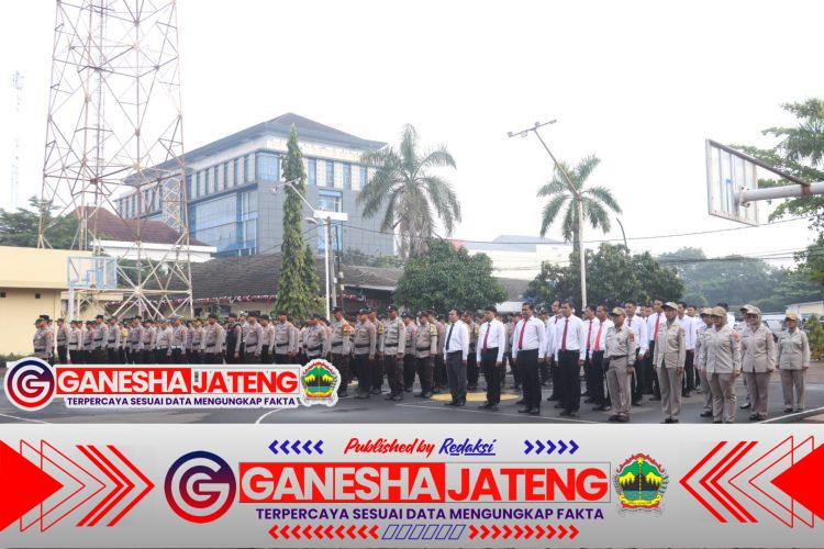 Polres Cilegon Gelar Upacara Peringatan Hari Olahraga Nasional 2025