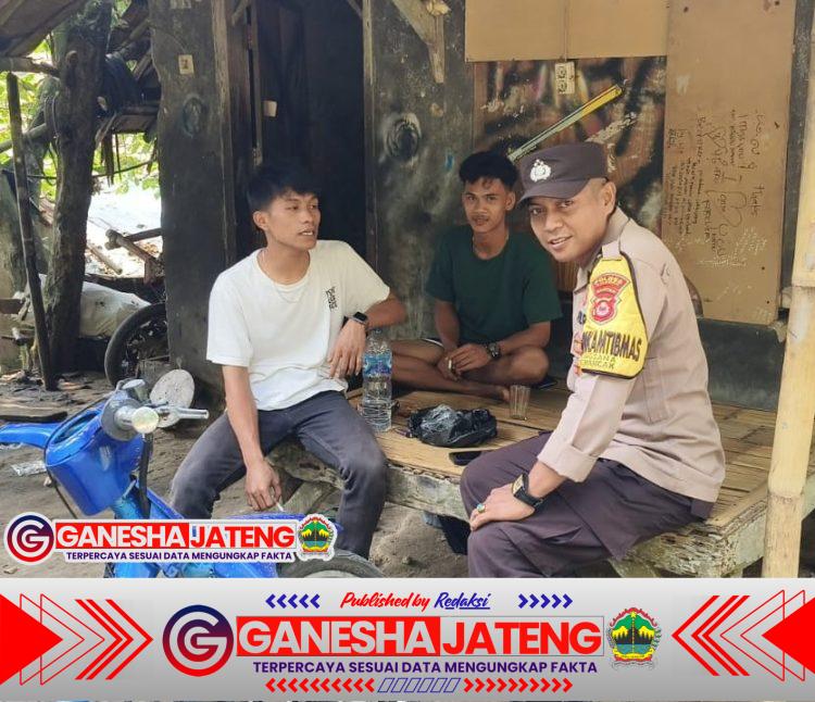 Bhabinkamtibmas Polsek Mancak Sambang Tokoh Masyarakat Wujudkan Harkamtibmas