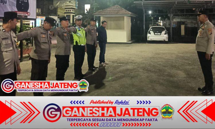 Polsek Balaraja Gelar Apel Malam & Sispam Mako Rutin