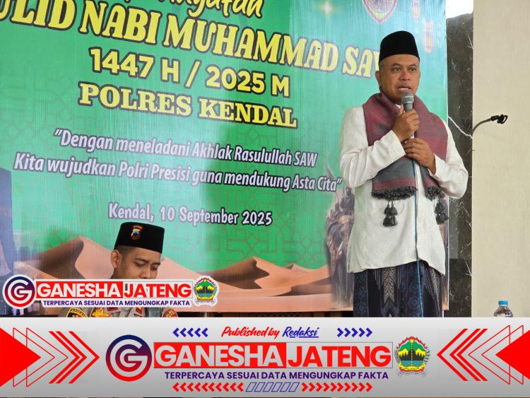 Polres Kendal Gelar Peringatan Maulid Nabi, Perkuat Iman dan Jalin Silaturahmi