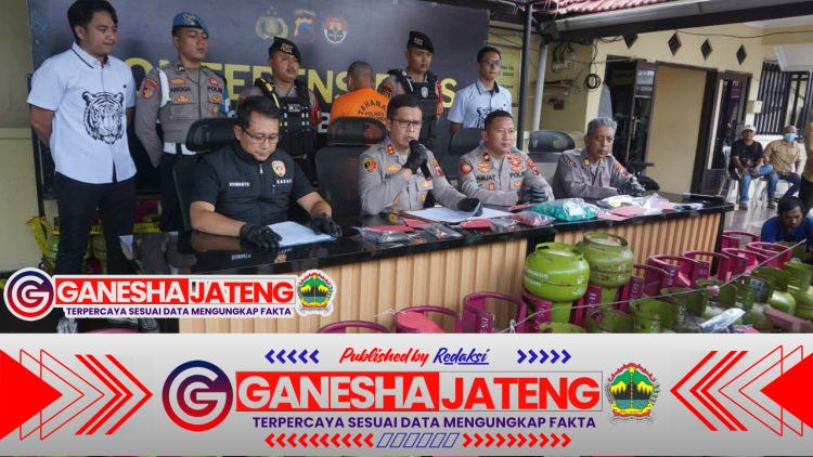 Polres Purbalingga Ringkus Pengoplos Gas LPG Subsidi Polres Purbalingga Ringkus Pengoplos Gas LPG Subsidi