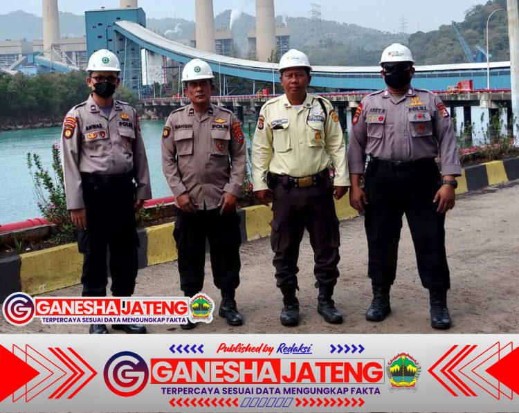 Personel Polsek KP Banten Polres Cilegon Sambangi Pekerja dan Security, Bangun Komunikasi Kamtibmas