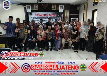 Bhabinkamtibmas Polsek Ciwandan Polres Cilegon Hadiri Sosialisasi PATBM Tingkat Kelurahan.