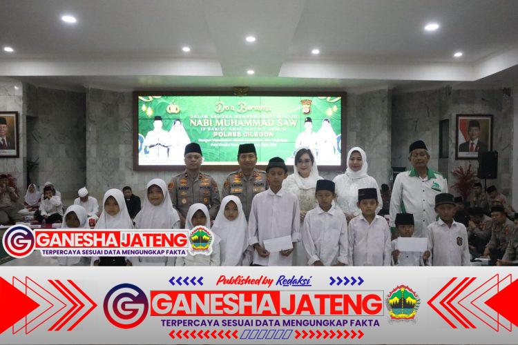 Doa Bersama Lintas Agama Warnai Peringatan Maulid Nabi di Polres Cilegon