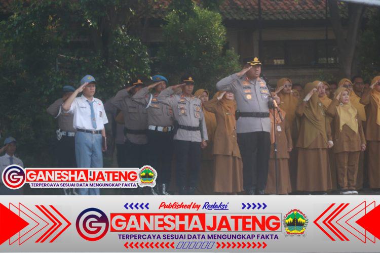 Jajaran Polresta Tangerang Serentak Jadi Pembina Upacara di Sekolah, Sampaikan tentang Kemajuan Teknologi dan Tantangan Global