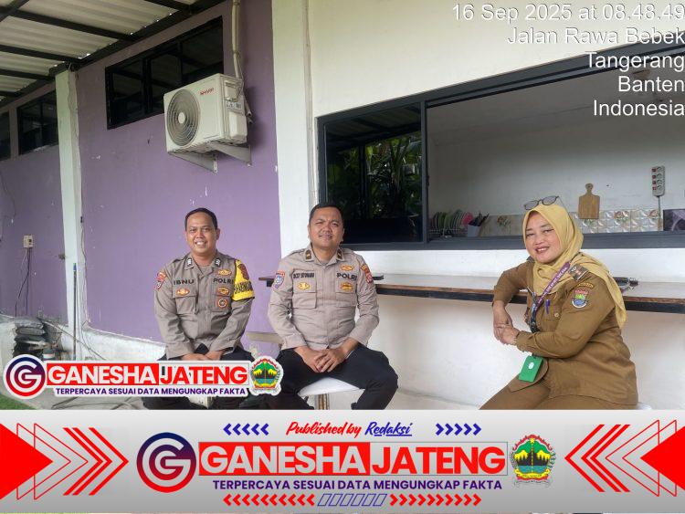 Polsek Cikupa Laksanakan DDS dan Jalin Silaturahmi dengan Lurah Bunder