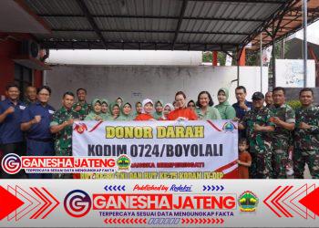 Jelang HUT TNI ke-80, Kodim 0724/Boyolali Gelar Donor Darah untuk Kemanusiaan