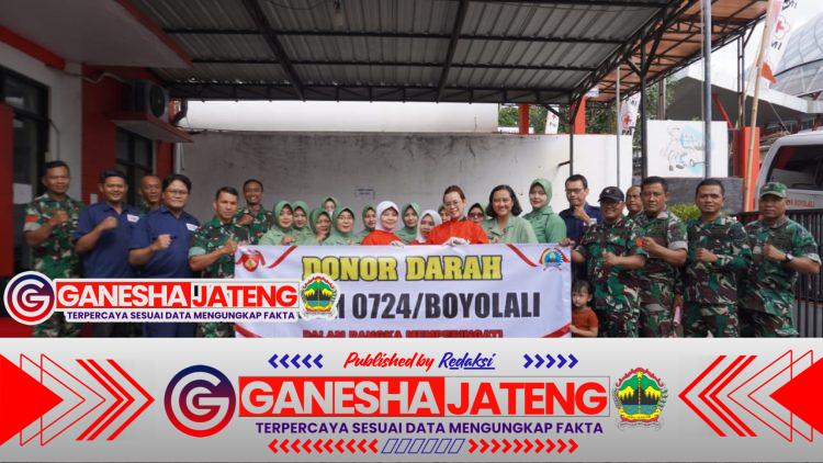 Jelang HUT TNI ke-80, Kodim 0724/Boyolali Gelar Donor Darah untuk Kemanusiaan