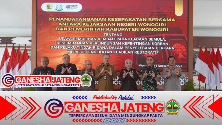 Polres Wonogiri Dukung Penuh Implementasi Keadilan Restoratif Lewat Penandatanganan Kesepakatan Bersama Polres Wonogiri Dukung Penuh Implementasi Keadilan Restoratif Lewat Penandatanganan Kesepakatan Bersama