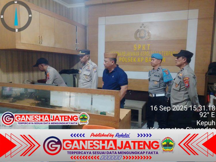 Personel Polsek KSKP Banten Tingkatkan Pengamanan Mako Personel Polsek KSKP Banten Tingkatkan Pengamanan Mako